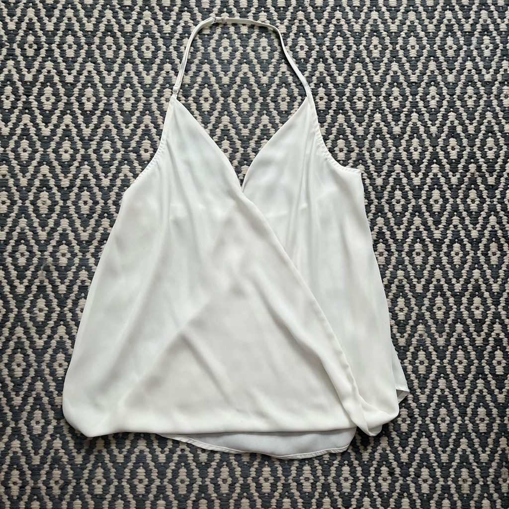 Eight Sixty White Halter Top
